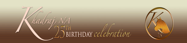 khadraj 25th birthday